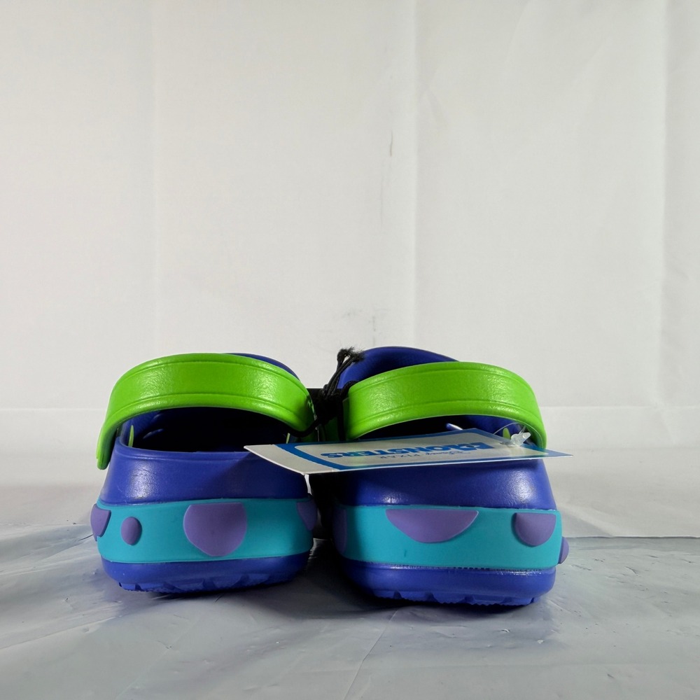 Disney Pixar Monsters Inc Mike Sulley Clogs Blue Toddler Size 9-10 NWT